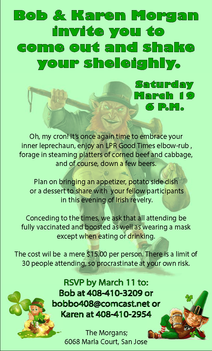 St. Patrick flyer