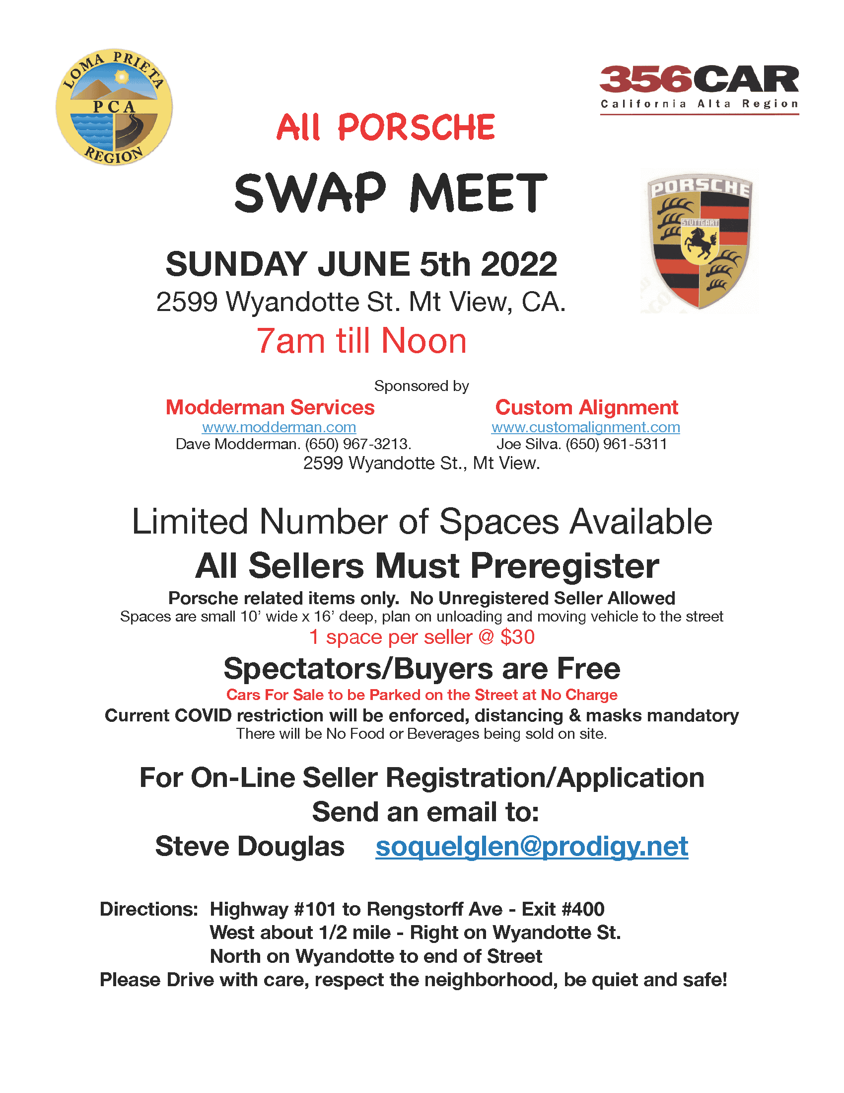 2022 Swap Meet Flier